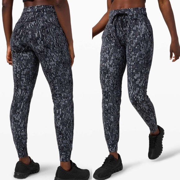 LULULEMON Ready to Rulu Jogger 29" Eventide Jacquard Spray Dye Black Deep Coal 4 - Picture 1 of 13